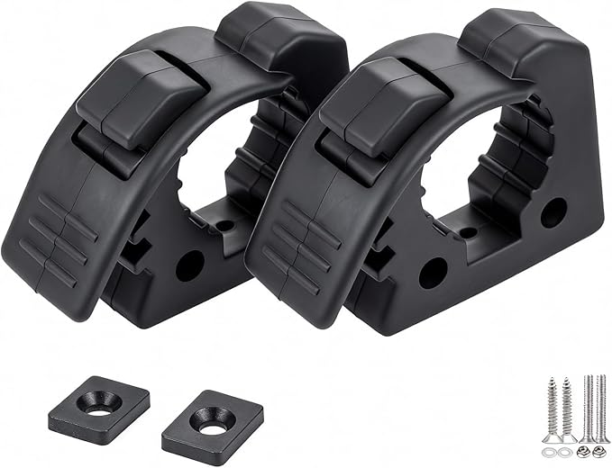 SINOKING Rubber Shovel Mount, Tool Clamp for 1-1/8" to 1-1/2" objects, Mount Kit Car Accessories for Offroad 4X4 parts