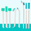 Household Cleaning Brushes,Precision Cleaning Brush Kit/Cleaning Tools, for Corner Stain Dirt Clean Brush,Deep Detail Crevice Cleaner Brush Set,ABS+Non-Woven Cleaning Brush 8Pcs(8)