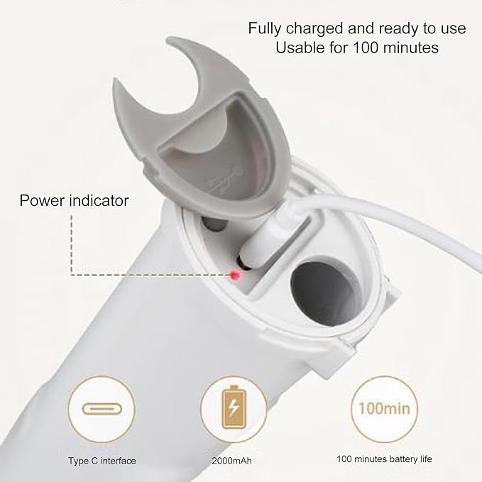 Generic Cordless Cleaning Brush, Rechargeable Automatic Rotate Stretchable Electric Scrubber with 6 Replaceable Heads for Bathroom Tub Tile Floor