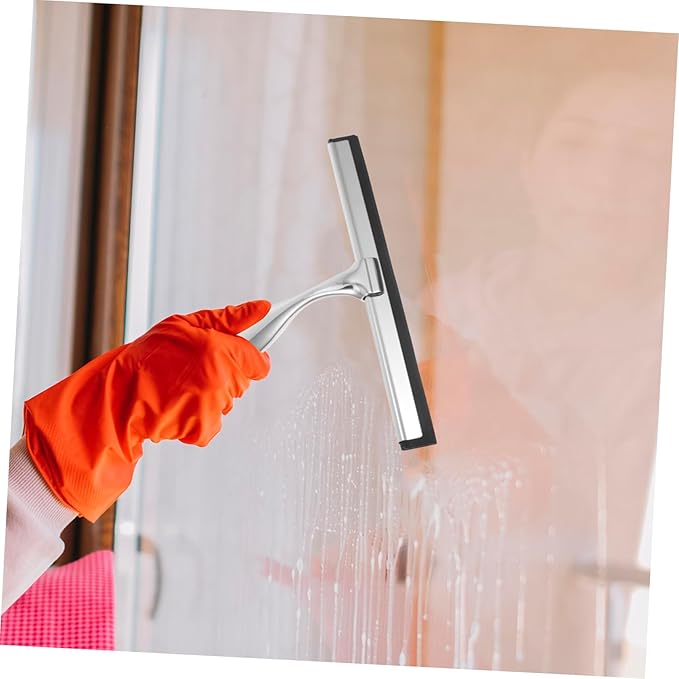 Shower Squeegee for Glass Door Window Cleaning Tool Sturdy Material Use Elegance Home Decor