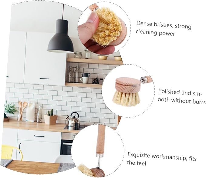 Long-Handled Pot Brush Grout Brush for Home Decor Accessories for Cookware Pot Cleaning