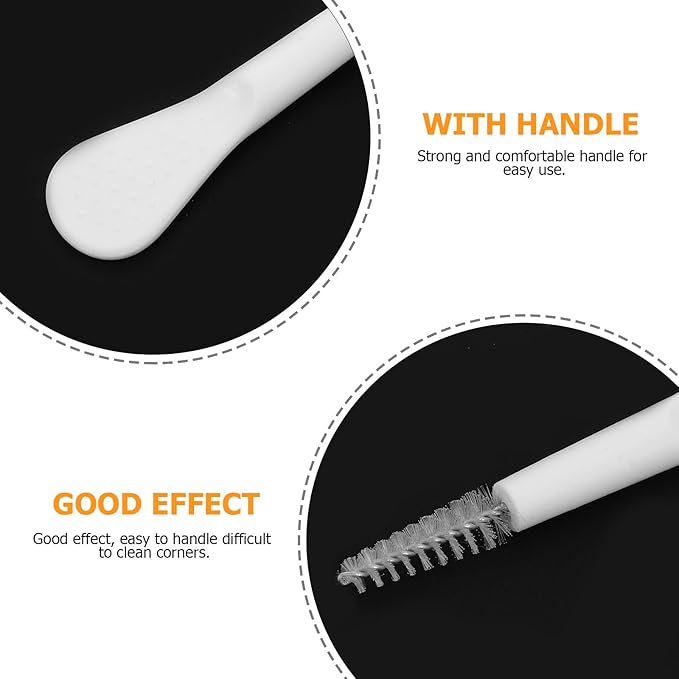 10pcs Multifunctional Crevice Cleaning Brush Set Mini Gap and Grout Cleaning Brushes Handheld Small for Kitchen Bathroom Window and Door Slots