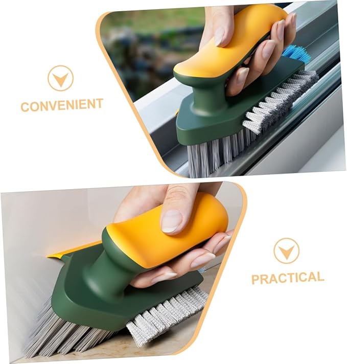 Household Multi-use Crevice Cleaning Brush Versatile Indoor Scrub Tool for Grout Sinks and Corners Ergonomic Grip for Easy Handling for Kitchen and Bathroom Cleaning