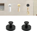 2 PCS Suction Cup Hooks for Bathroom, Stainless Steel Suction Hooks Mounting on Shower Glass Doors, Tile, Mirrors (Black)