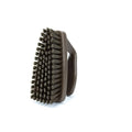 SPARTA Scrub Brush with Iron Shaped Handle and Stiff Bristles, Heavy Duty Scrubber Brush for Kitchen, Bathroom, Shower, Tile, Sink, Carpet and Bakepans, Polypropylene, 6 Inches, Brown