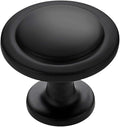 Ravinte 1 Pack 1-1/4 Inch Kitchen Cabinet Knobs Matte Black Zinc Pulls Door Handles for Dresser Drawers