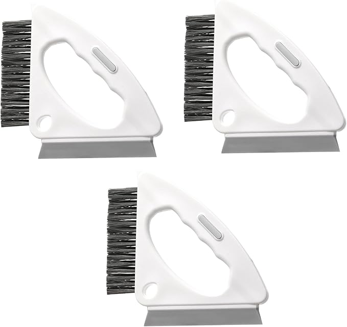 Hard Bristle Crevices Brush Multifunctional Gaps Brush Tool Grout Brushes Scraper for Kitchen Multifunctional Hard Bristled Gaps Scrub Brush