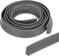 PATIKIL 79 Inch Collapsible Shower Threshold Water Dam Guard, Shower Stopper Barrier Self Adhesive Sink Splash Guard for Frameless Shower Door Bottom, Gray (1.2"Wx0.6"T)