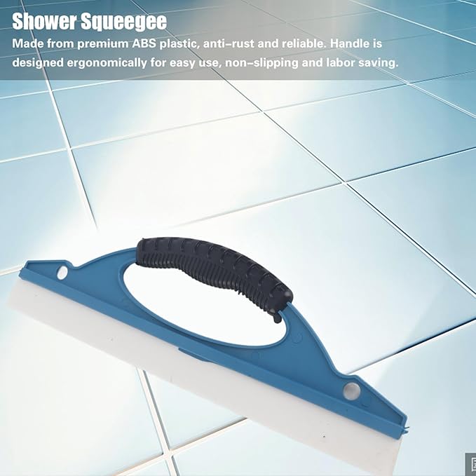 Window Squeegee Tool Silicone Blade Squeegee for Wiping Shower Doors for Car