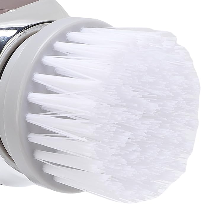 Diydeg Electric Spin Scrubber, 350RPM Deep Wash Rechargeable Washing Brush Scrubber Shower Scrubber with 5 Heads for Bathrooms Kitchen Indoors Outdoors