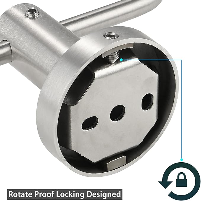 Toilet Paper Holder, Premium 304 Stainless Steel Paper Towel Holder, Toilet Paper Roll Dispenser Bathroom 5.5" TP Holder for Kitchen Washroom (Brushed Nickel)