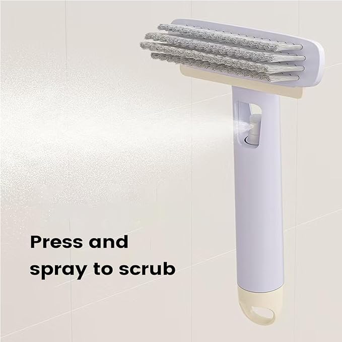 Small Crevice Cleaning Brush | 360-degree Rotating Grout Scrubbing Brush - Household Crevice Cleaning Tool | for Shower Bathroom Toilet Kitchen Home Industrial Floor Tile Wall Window