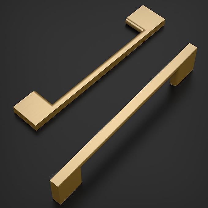 Amerdeco 30 Pack Champagne Bronze Cabinet Pulls 3.25 Inch(128MM) Hole Centers Kitchen Cabinet Handles Cabinet Hardware Kitchen Handles for Cabinets Cupboard Handles Drawer Pulls ZH0060…