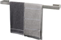 TocTen Bath Towel Rack - Square Base Thicken SUS304 Stainless Steel Towel Bar for Bathroom, Bathroom Bar Accessories Towel Rod Heavy Duty Wall Mounted Towel Holder (Brushed Nickel, 24 Inch)