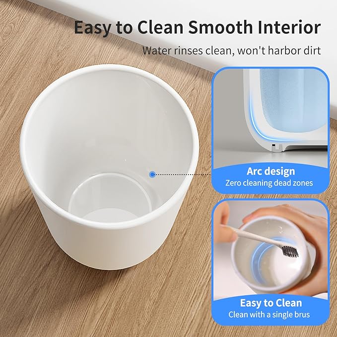 Toothbrush Cup 10.5oz Reusable Unbreakable Bathroom Tumbler 1 PCS, Easy to Clean Plastic Bathroom Cup Toothbrush Holder for Bathroom Counter Organizer