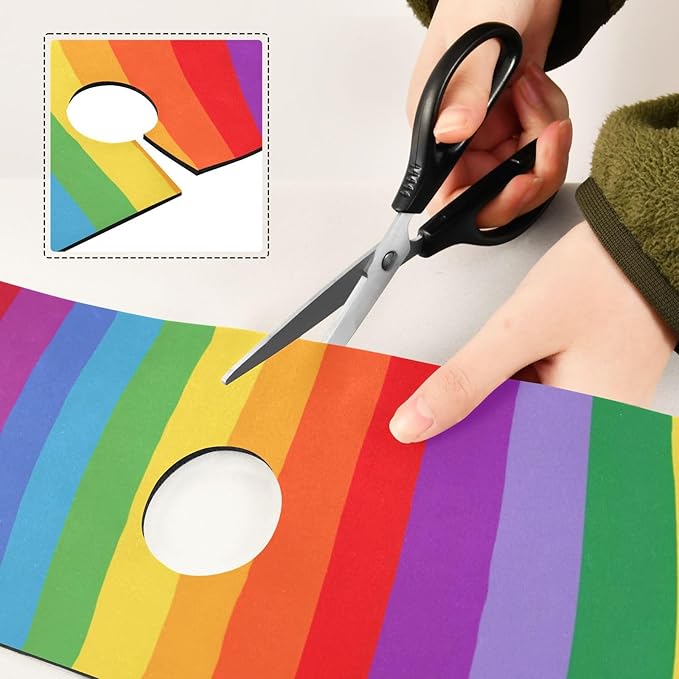 Kitchen Sink Splash Guard 2 PCS 14.7 Inch Sink Faucet Mat Splash Guard for Bathroom Countertop Water Absorbent Foldable Cuttable Soft Washable Vibrant Colorful Stripes