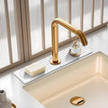 White Diatomite Faucet Mat,Fast-Drying Stone Sink Tray&Splash Guard for Kitchen & Bathroom Sink | Ultra Absorbent Diatomite Countertop Protector(Rectangle,15.7" x 4")