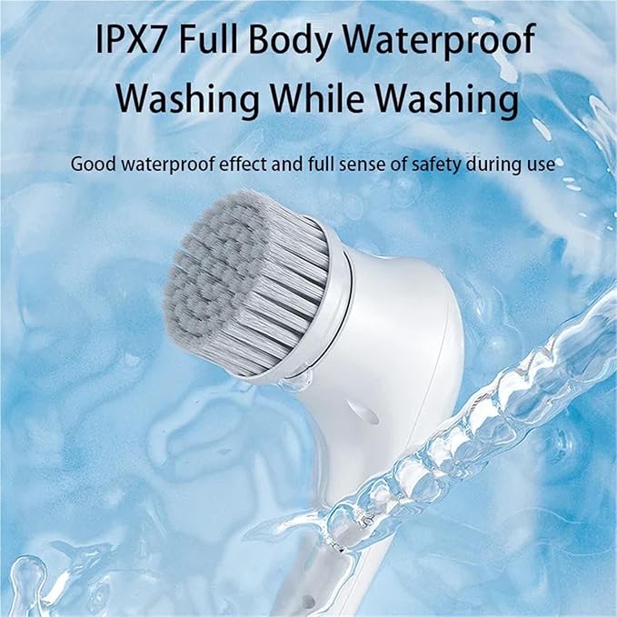 5-in-1 WL Electric Cleaning Brush USB Charging Kitchen Bathroom Window Toilet Dishwashing Multifunctional Cleaning Brush
