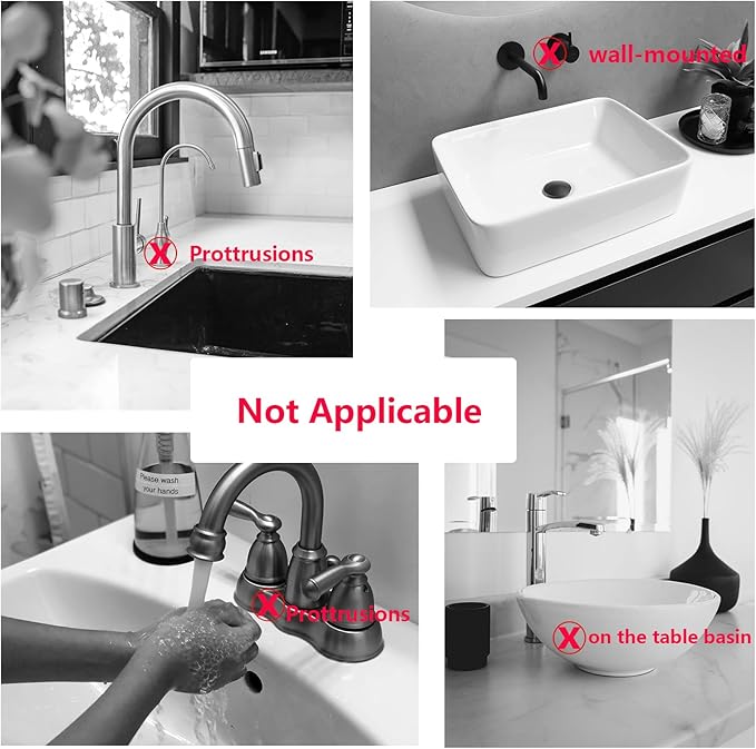 Kitchen Sink Splash Guard Silicone Faucet Handle Drip Catcher Tray Sink Protector for Kitchen Sink Sponge Holder for Kitchen Sink Faucet Mat Fits Faucet Tube within 2.5" (dark grey, 24'')