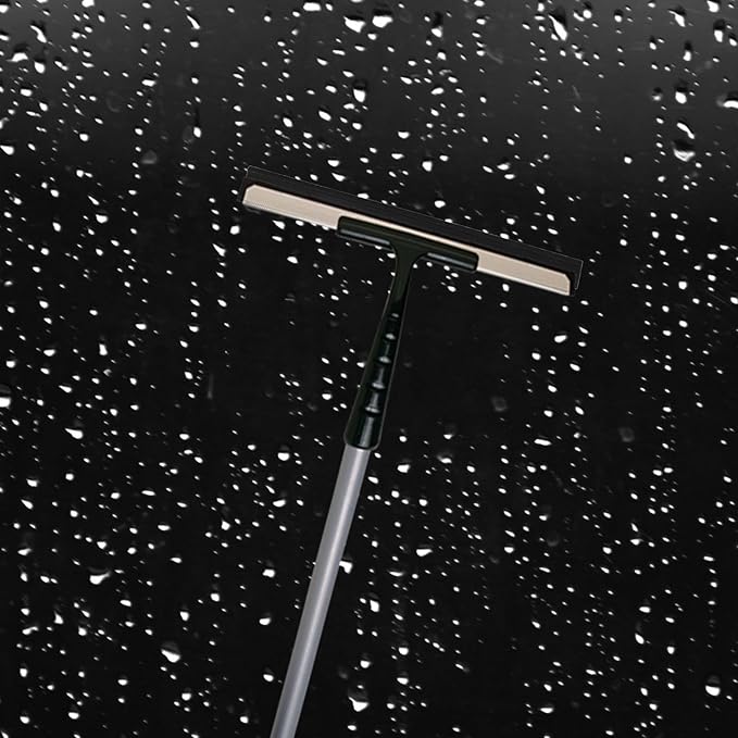 2pcs Window Squeegee Replacement Rubber Strips Water Wiper Blades for Glass Cleaning and Maintenance Easy Install Squeegee Refills for Window Cleaning