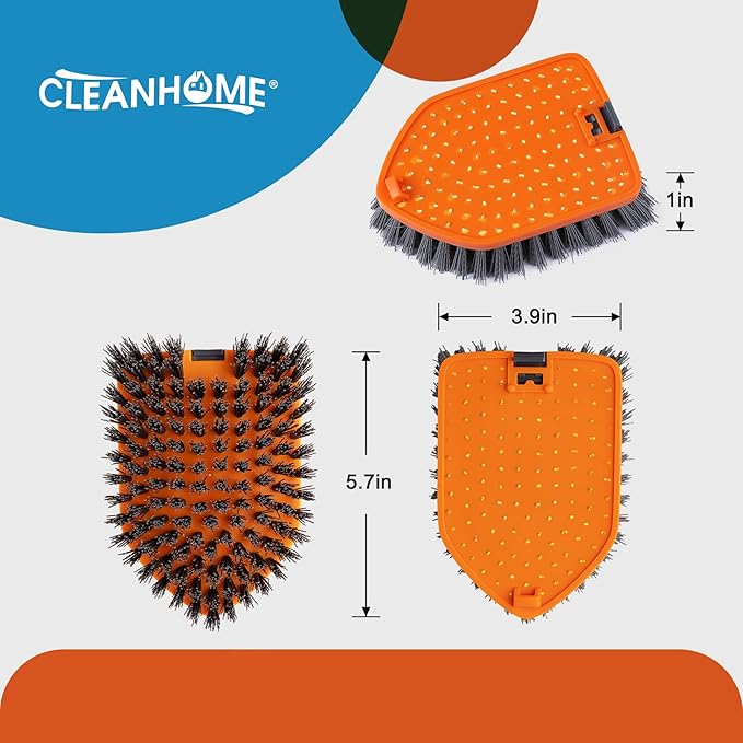 Tile Scrubber Brush Replacement Head 2 Pieces（Fit for ASIN:B09GF2LSZ8