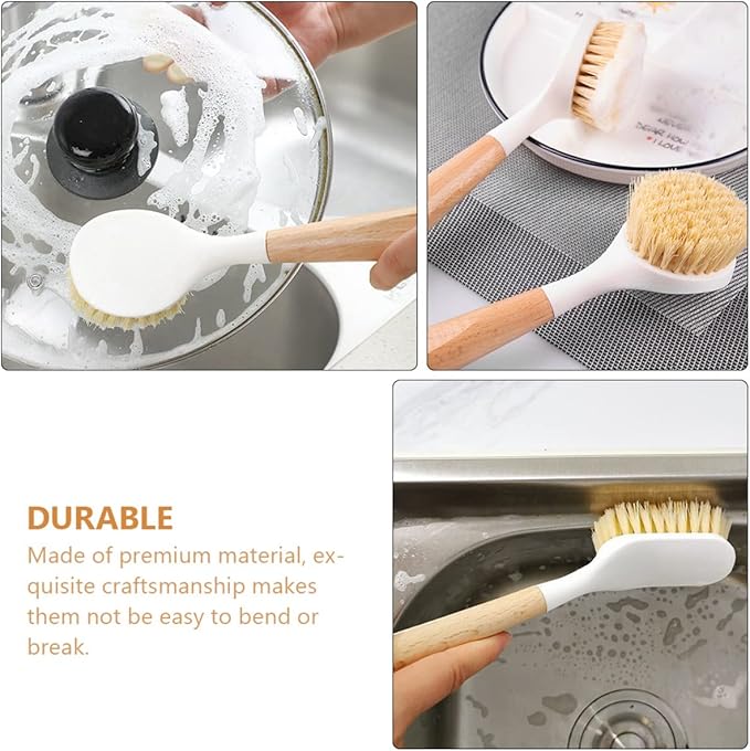 3pcs Craftsmanship Kitchen Brush Grout Scrubber Dish Scrub Tub Scrubber Wire Brush