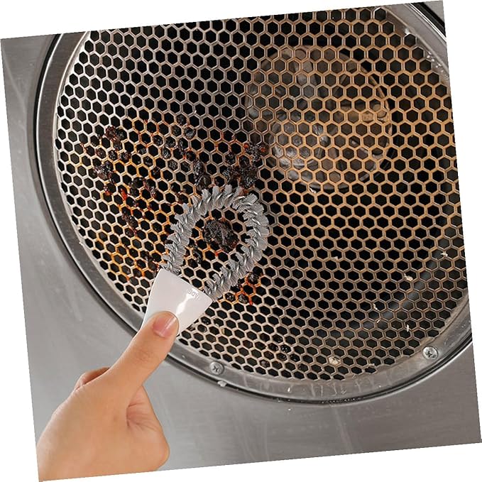 Mipcase 2pcs Multifunctional Kitchen Scrub Brush Set, Handheld Crevice Cleaning Brushes with U-Shaped and Angled Designs, Powerful Stain Remover for Stove, Grill, and Tile Corners,