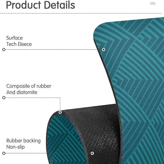 Kitchen Sink Splash Guard 2 PCS 30 Inch Sink Faucet Mat Splash Guard for Bathroom Countertop Water Absorbent Foldable Cuttable Soft Washable Dark Green Geometric Art