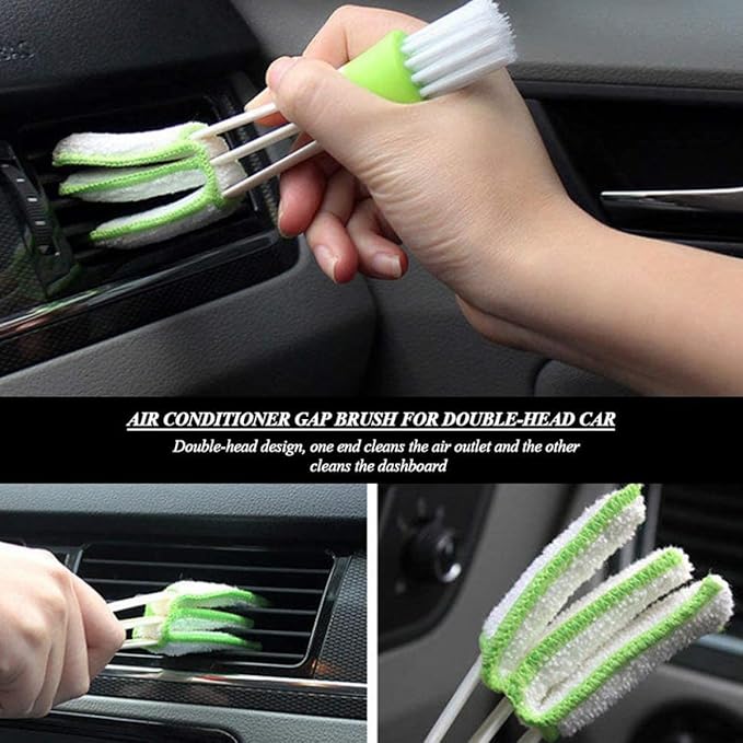 Balacoo 5pcs Door Window Track Brush and Tile Crevice Cleaner Set, Deep Cleaning Grout Scrubber for Kitchen Sink and Household Use