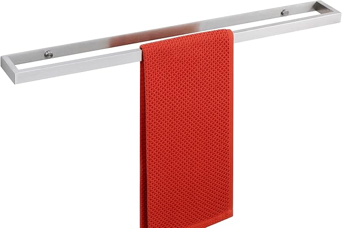 Alise Bath Towel Bar,Wall Mount Towel Holder Towel Rack Towel Hanger for Bathroom Lavatory,24 Inch SUS304 Stainless Steel Towel Rail,Brushed Finish