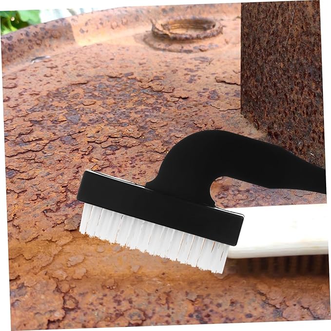 Rust Removal Nylon Brush Head Electric Saber Saw Attachment for Surface Cleaning Abrasive Tool for Tile Floor Mud Wall Putty High Hardness Rust Cleaner Compatible with