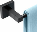 RUACQ Towel Bar 18inch, Towel Racks for Bathroom, 304 Stainless Steel Towel Holder Wall Mounted, Heavy Duty Bathroom Decor Towel Rod (Matte Black)