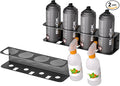 Ultrawall Spray Can Holder Rack, Wall Mounted Spray Bottle Holder, Garage Wall Mount Shelf, Utility Storage Rack, Tool Storage Rack