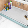 TigeJoy 19" x 19" Under Sink Mats for Kitchen Waterproof, Leak-Proof Silicone Mat Sink Protector and Cabinet Liner, Kitchen Essentials Organizer and Storage, Boot or Shoe Tray, Pet Feeding Mat