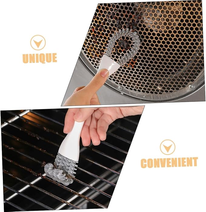 SOIMISS Multifunctional Kitchen Cleaning Brush Set 2pcs – Crevice and U-Shaped Scrub Brushes for Stubborn Stains, Grout and Groove Cleaner Tools for Stove, BBQ, Bathroom, and Window