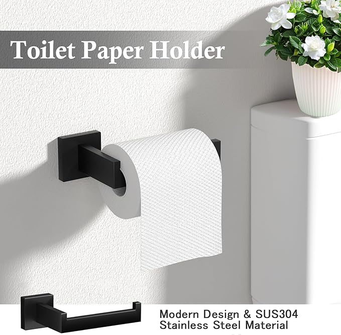 12sets Toptowel Bath Tower bar-24inch Black