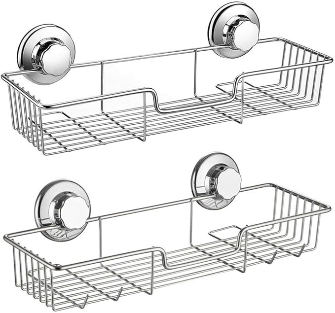 SANNO Powerful Suction Cups Replacement for Shower Caddy, Soap Holder, Robe & Towel Hooks - 8 Suction Cups