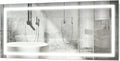 Krugg | Large 48 Inch X 24 Inch LED Bathroom Mirror | Lighted Vanity Mirror Includes Dimmer & Defogger | Wall Mount Vertical or Horizontal Installation
