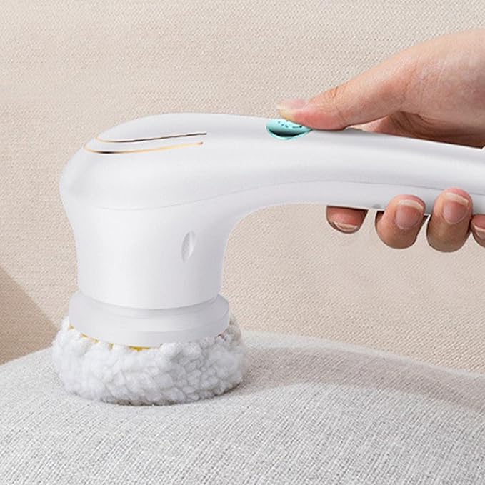 Electric Scrubber, Rechargeable Electric Cleaning Brush with 5 Brush Heads, Electric Scrubber Brush Cleaning Tools, Household Cleaning Brushes for Bathroom Wall Tiles Floor Bathtub Kitchen