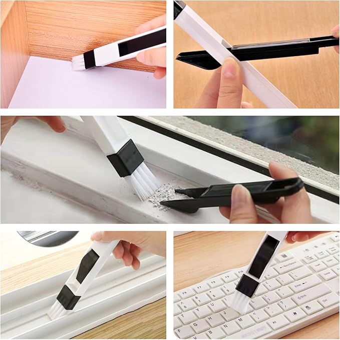 16PCS Crevice Cleaning Brush Set for Deep Cleaning Bathroom, Kitchen, Corner, Grout, Sink, Cup, Teapot, Blender, Bottle, Tight Spaces