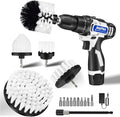 Electric Cordless Spin Scrubber Adjustable Cleaning Brush Powerful Turbo Scrub 10 in 1 Electric Spin Scrubber Turbo Scrub Cleaning Brush Cordless Rechargeable