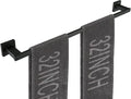 LANC 32-Inche Long Towel Bar for Bathroom Wall Mounted Matte Black Bath Towel Rack Stainless Steel Towel Rod for Kitchen Square Towel Holder Towel Rail Towel Hanger, A9010MB-L8