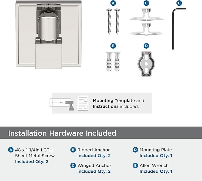 Amerock BH36070PN | Polished Nickel Single Robe Hook | 1-7/8 in. (48 mm) Length Towel Holder | Appoint | Towel Hook for Bathroom | Bathroom Hardware | Bath Accessories