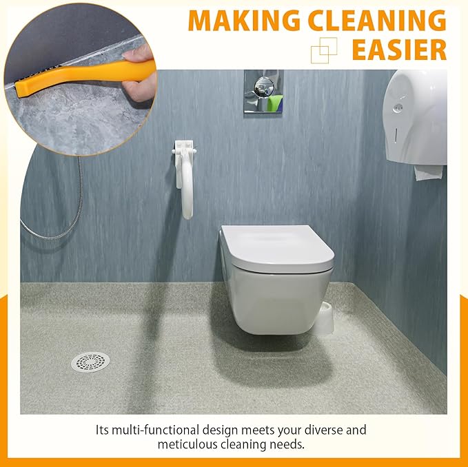 6 Pack Grout Brush Crevice Brush Nylon Detail Cleaning Stiff Bristle Brushes Tile and Grout Scrub Brushes for Kitchen, Bathroom, Tile Floors, Gaps, Crevices, and Window Tracks