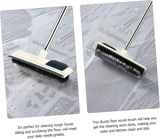 Long Handle Floor Scrub Brush Grout Cleaning Brush Shower Scrubber Cleaning Tool