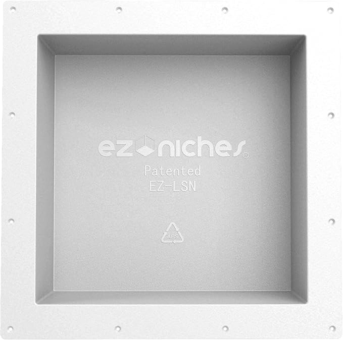 USA - Ready for Tile Niche Preformed Bathroom Recess It Shower Shampoo Shelf (14" X 14")