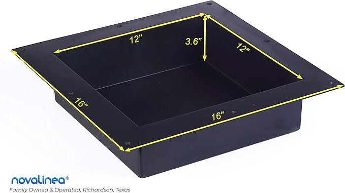 Single Shelf Recessed Shower Niche, Ready to Tile, 16" x 16"