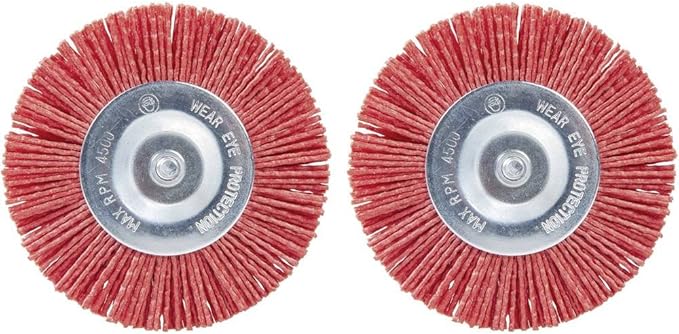 Skil Nylon Brushes for Electric Grout Cleaner (2 x Replacement Brushes for The Weedbuster 0700) 2610Z02973