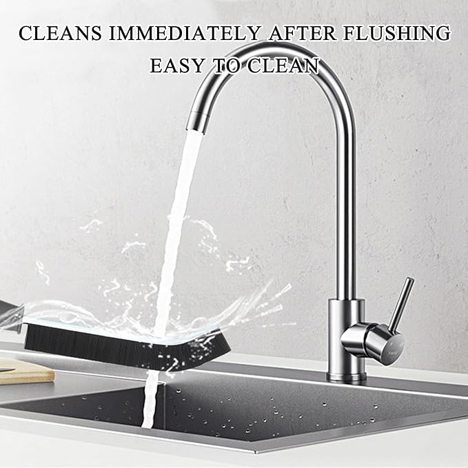 Crevice Cleaning Brush | Hard Bristle Crevice Cleaning Brush | Multifunctional Cleaning Brush | Grout Cleaner Brush | Bathroom Gap Brush (3 PCS)