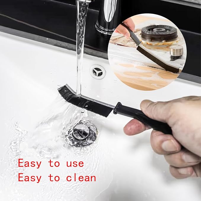 6PCS Crevice Cleaning Brush,Bathroom, Toilet, Kitchen Tile Cleaning Brush for Hard-to-Reach Areas, Window Gaps,Faucets